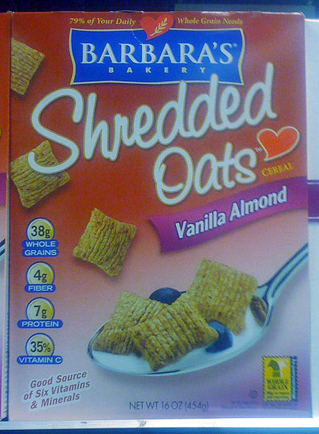 2008 Vanilla Almond Shredded Oats