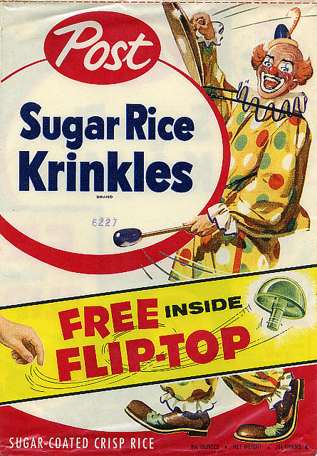 Sugar Rice Krinkles Flip-Top Box