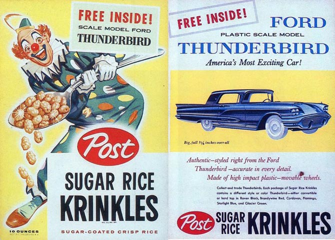 Sugar Rice Krinkles Thunderbird Box