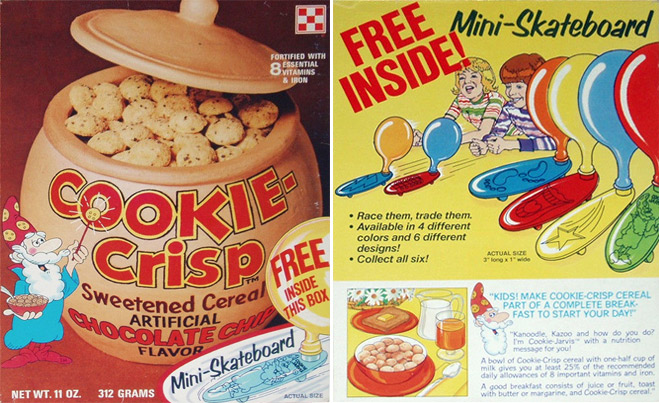 Cookie-Crisp Mini-Skateboard Box