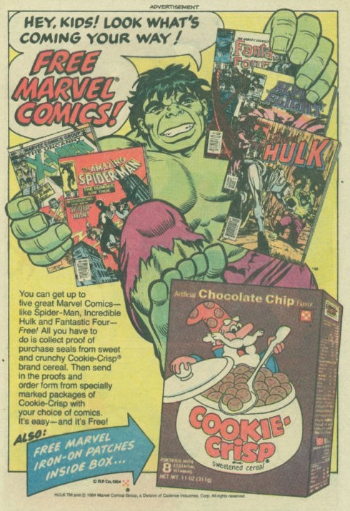 Cookie-Crisp Comics Ad