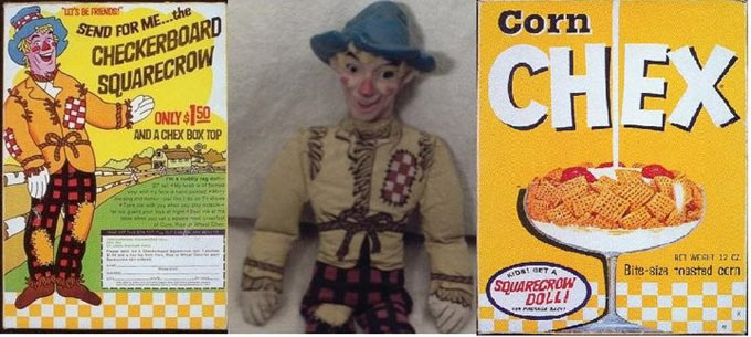 1967 Corn Chex Cereal Box & Premium