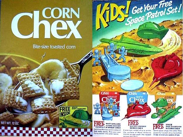 Corn Chex Space Patrol Box