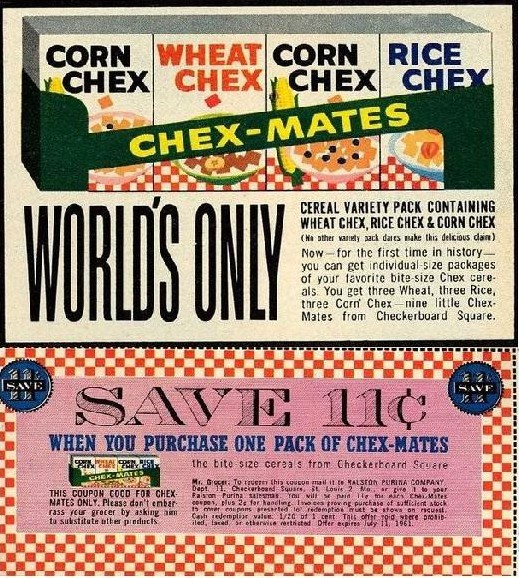 1961 Chex-Mates Coupon