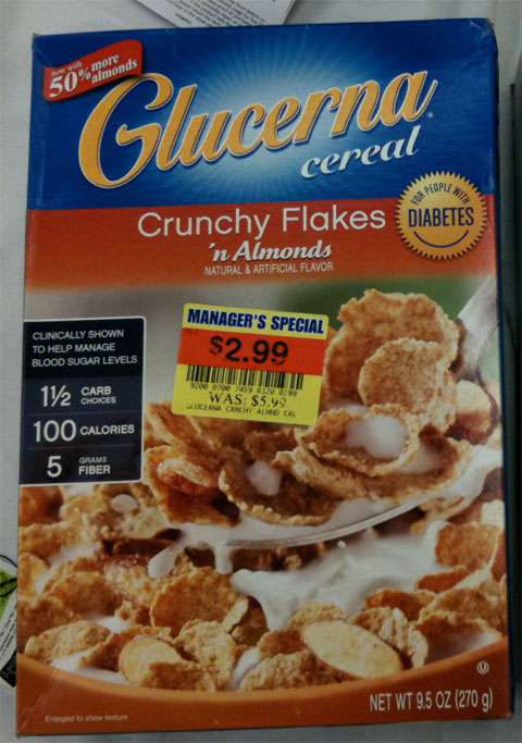 Glucerna Crunchy Flakes And Almonds Box