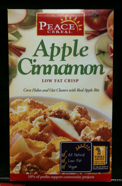 Apple Cinnamon Cereal Box