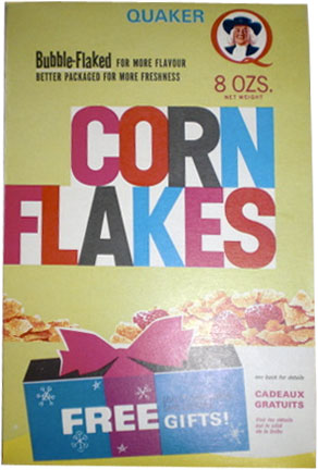 Quaker Corn Flakes Box (Canadian)