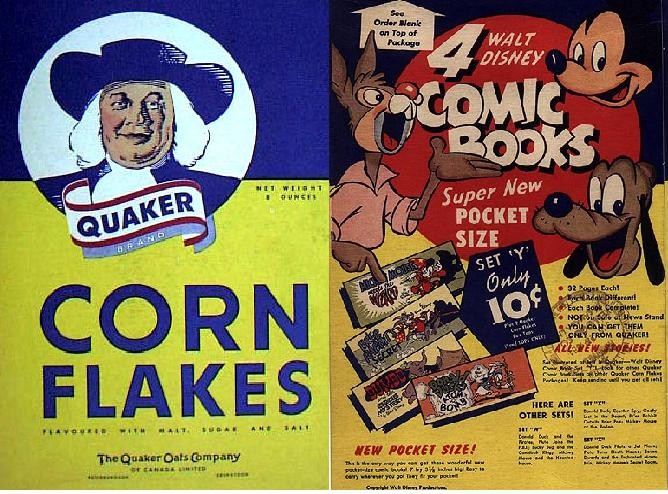 Corn Flakes w/ Comic Books