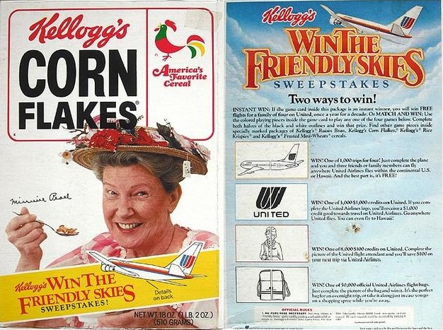 Corn Flakes Minnie Pearl Box