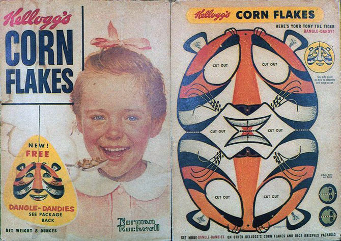 Corn Flakes Dangle-Dandies Box