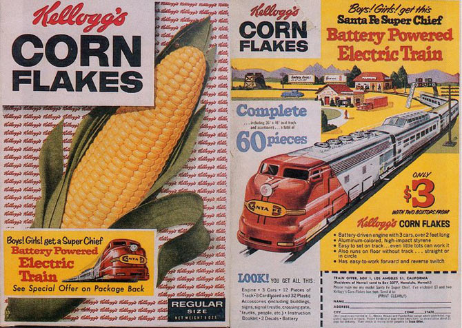 Corn Flakes Train Box