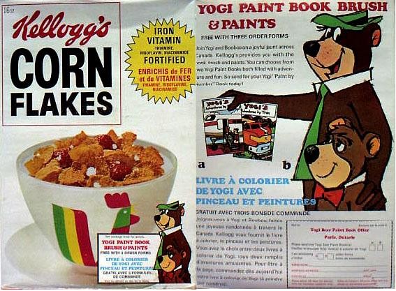 Corn Flakes Yogi Paint Set Box