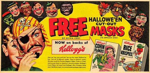 Kellogg's Halloween Masks