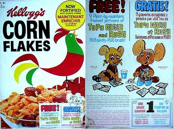 Corn Flakes Topo Gigio Box