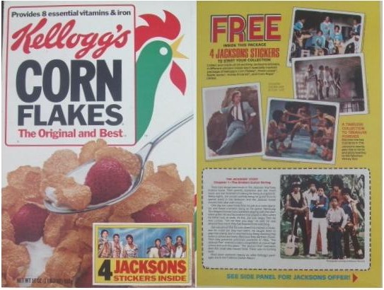 Corn Flakes w/ Jacksons Stickers