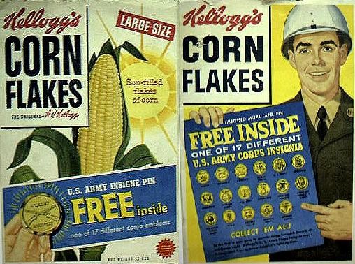 Corn Flakes Army Pin Box