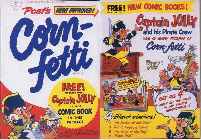 Corn-Fetti w/ Captain Jolly Comic