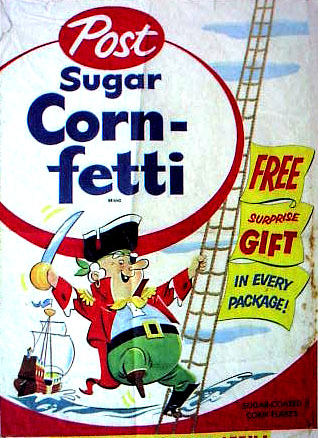 Sugar Corn-fetti  Box w/ Captain Jolly