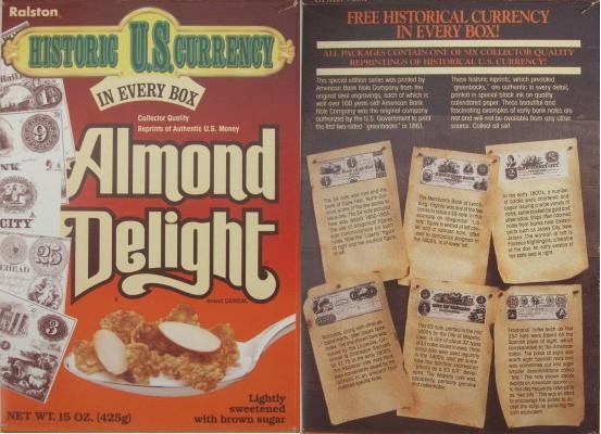 Almond Delight Historic Currency Box