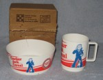 Cracker Jack Bowl & Mug