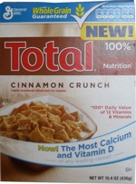 2008 Total Cinnamon Crunch Front