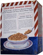 Uncle Sam Laxative Cereal - Back