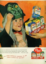 Post Treat-Pak Halloween Ad