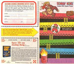 Donkey Kong Cereal Instant Win Game Ticket Front