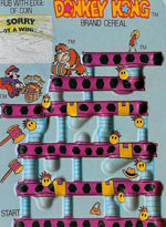 Donkey Kong Cereal Rub-Off Card 2