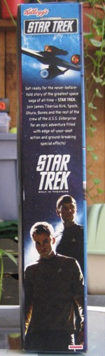 Star Trek Cereal Box - Side