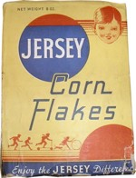 1934 Jersey Corn Flakes Box