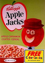 1965 Apple Jacks Cereal Box