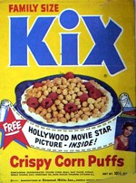 Vintage Family Size Kix Box