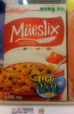 Mueslix Cereal Box - 2009