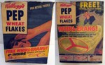 1956 Pep Wheat Flakes Box