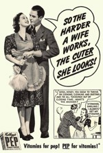 Hard-Working Cute Wife Pep Ad