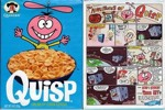 Adventures Of Quisp Cereal Box