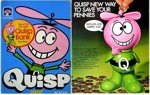 Quisp Cereal Box - Quisp Bank