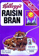 Kellogg's Raisin Bran Box - 3D Card