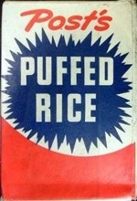 Post's Puffed Rice Box