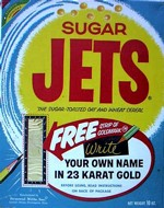 Sugar Jets Cereal Box - Gold Signature