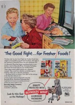 1954 Sugar Smacks Reynolds Wrap Ad