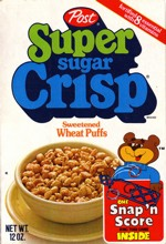 1979 Super Sugar Crisp Box