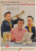 1959 Post Toasties Magazine Ad