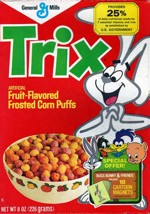 1979 Trix Cereal Box