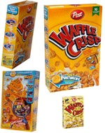 Various Waffle Crisp Boxes