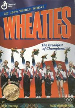 1996 Wheaties Olympic Gymnasts Box