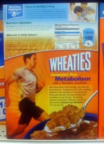 Late 2008 Wheaties Box - Back