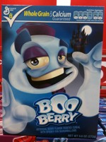 2010 Boo Berry Cereal Box