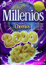 1999 Millenios Cereal Box - Front